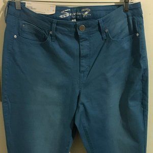 Seven7 Women's Mid Rise Ankle Skinny Release Hem